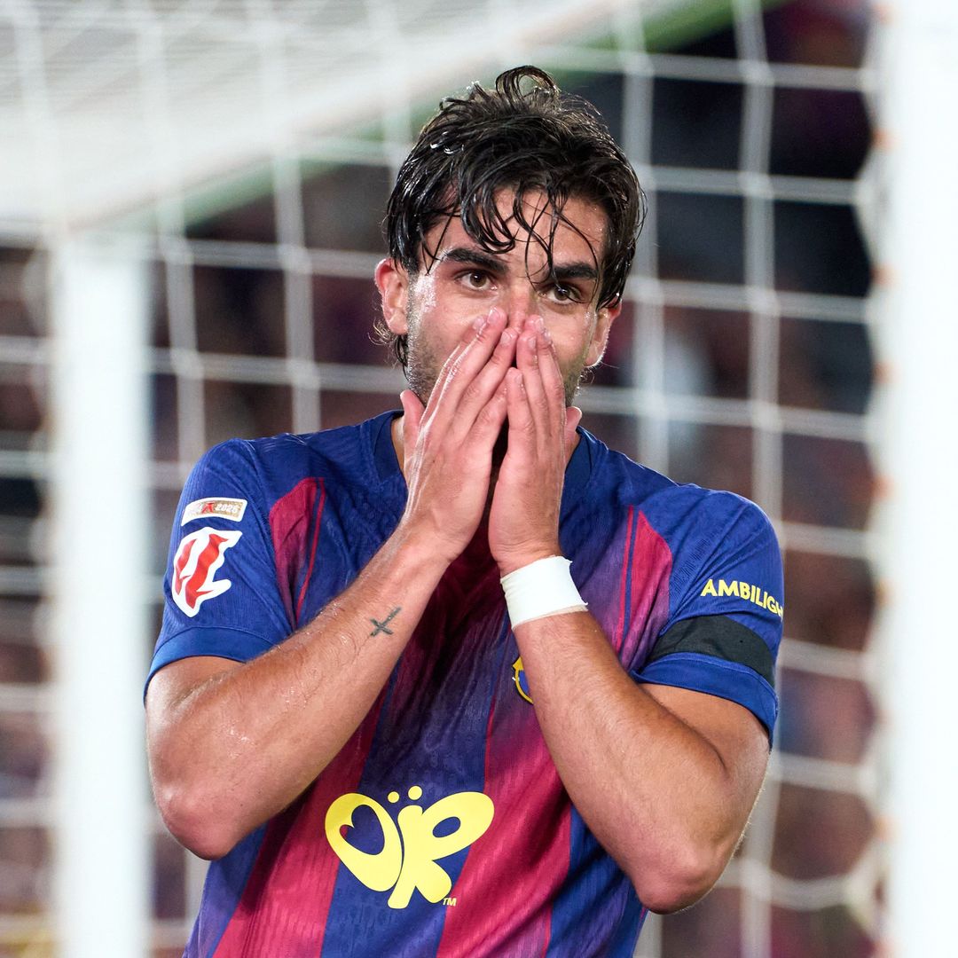 Ferran Torres con el uniforme de la FC Barcelona